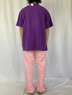 画像4: 90's L.L.Bean  by RUSSELL ATHLETIC USA製 無地ポケットTシャツ PURPLE XL (4)