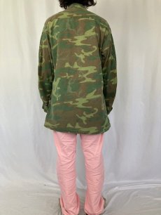 画像4: 【SALE】 60's U.S.ARMY ERDL迷彩 "グリーンリーフ" ファティーグジャケット 3rd (4)