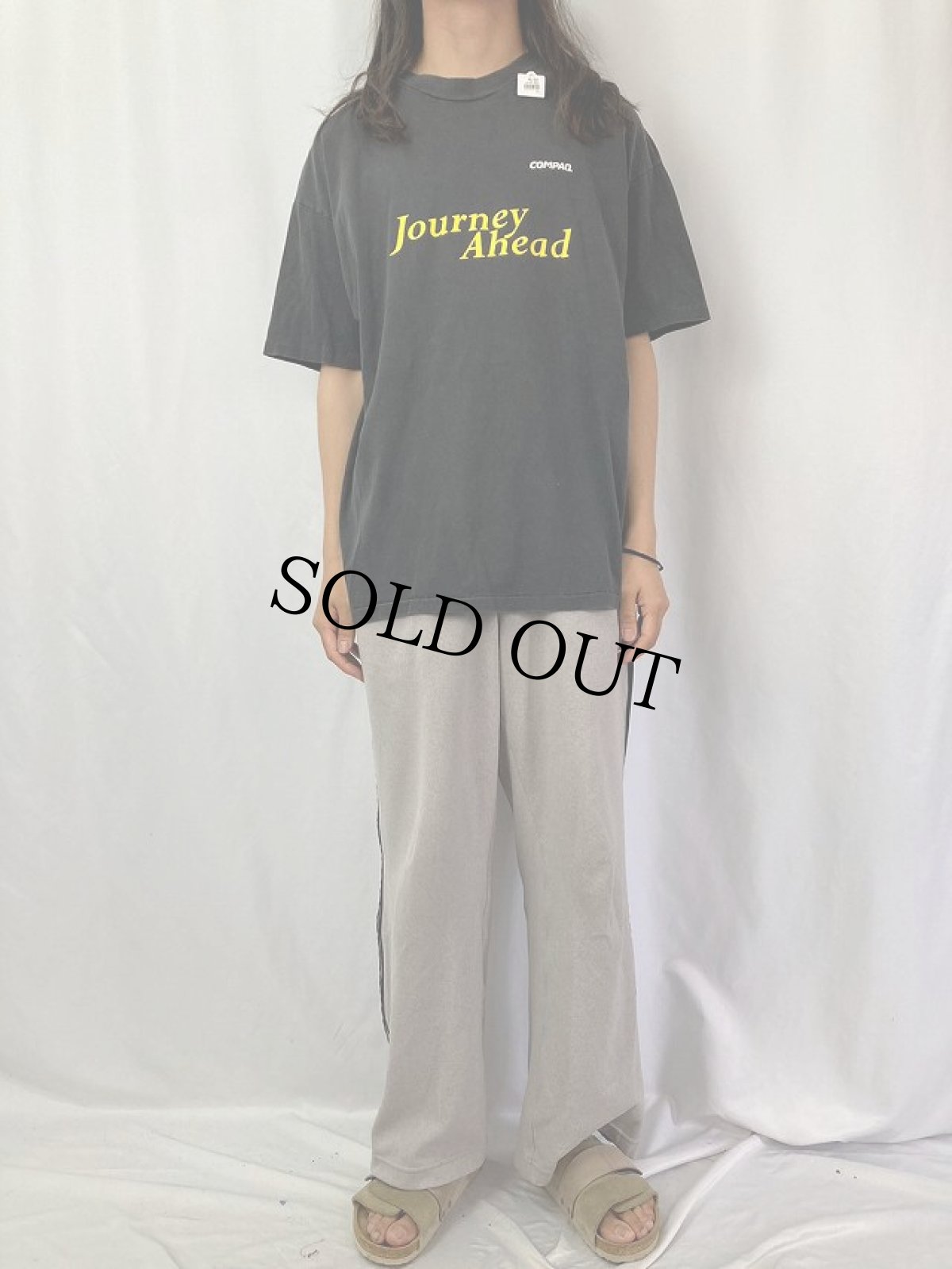 画像3: 90's COMPAQ USA製 "Journey Ahead" IT企業プリントTシャツ XL (3)