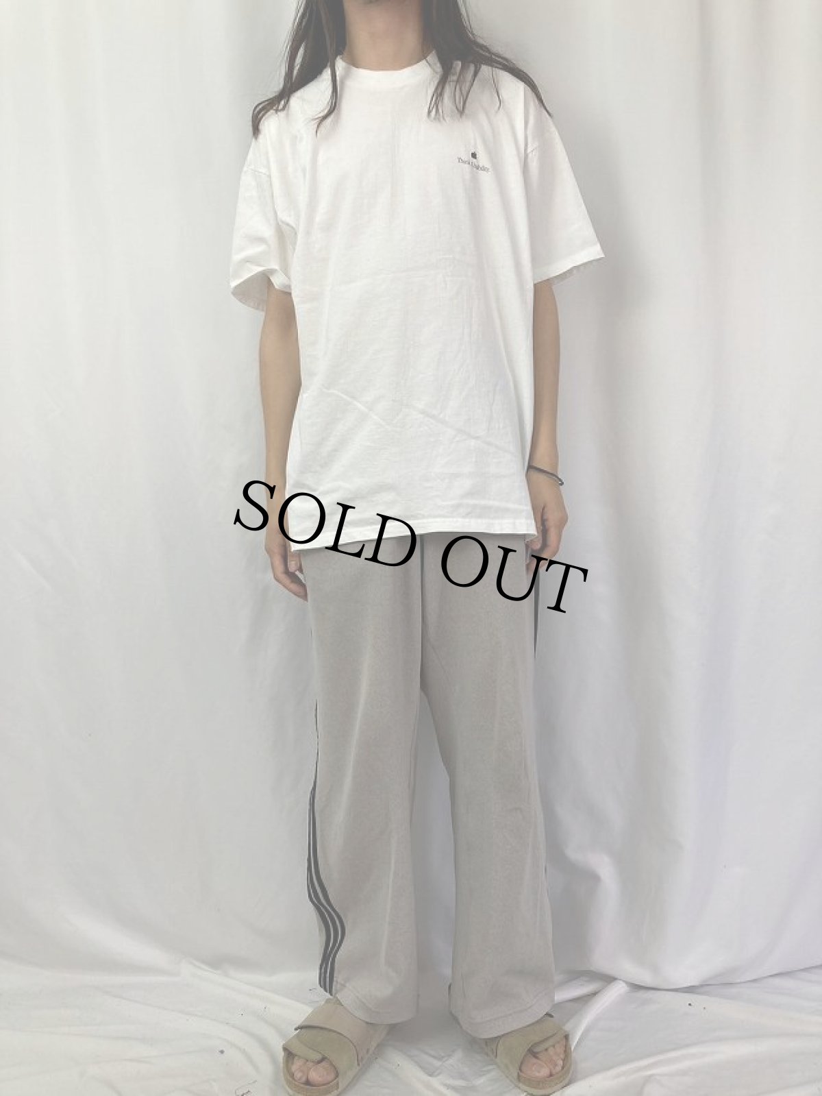 画像3: 90's Apple × Keith Haring "Think Usability" アートプリントTシャツ XL (3)