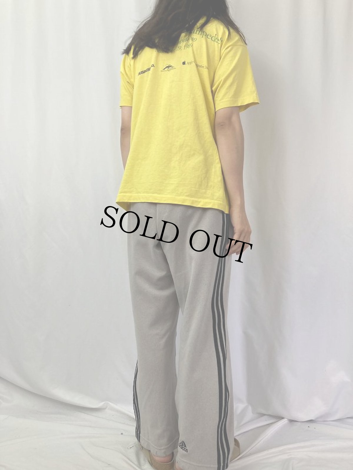 画像5: 80's Apple USA製 "MacStampede" イラストプリントTシャツ XL (5)