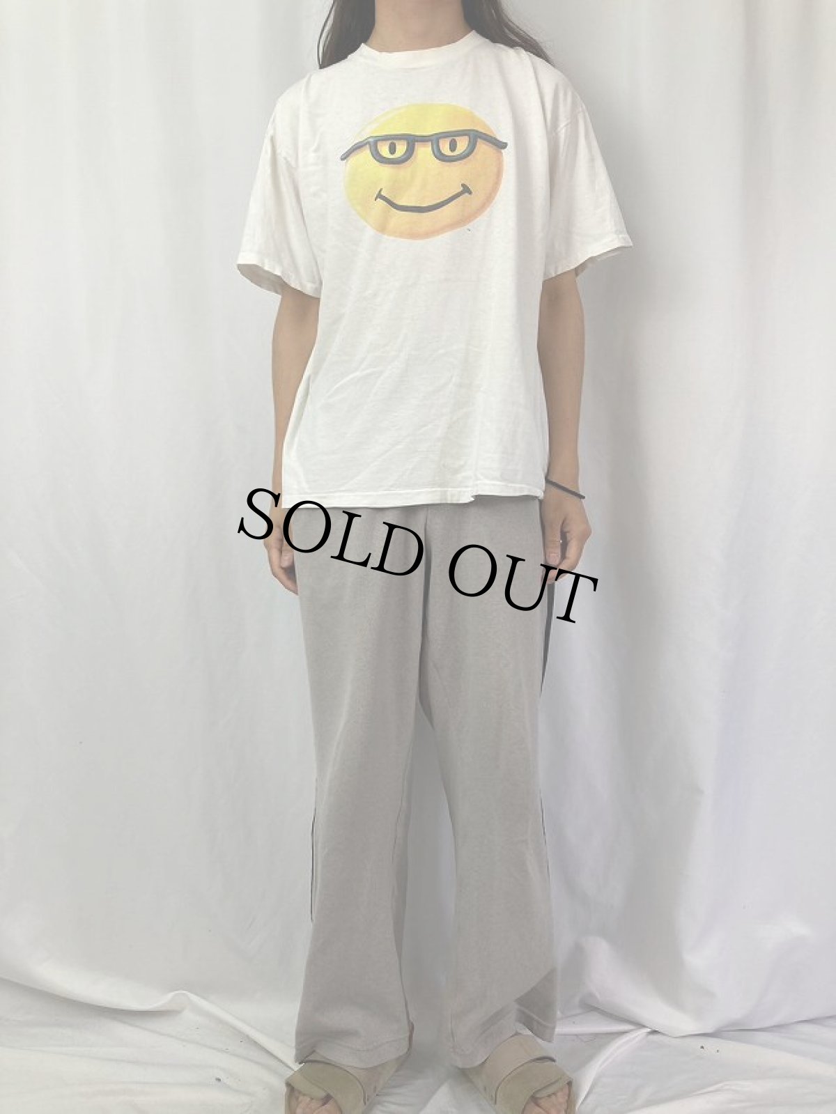 画像3: 90's Microsoft USA製 コンピューター企業 スマイルプリントTシャツ XL (3)