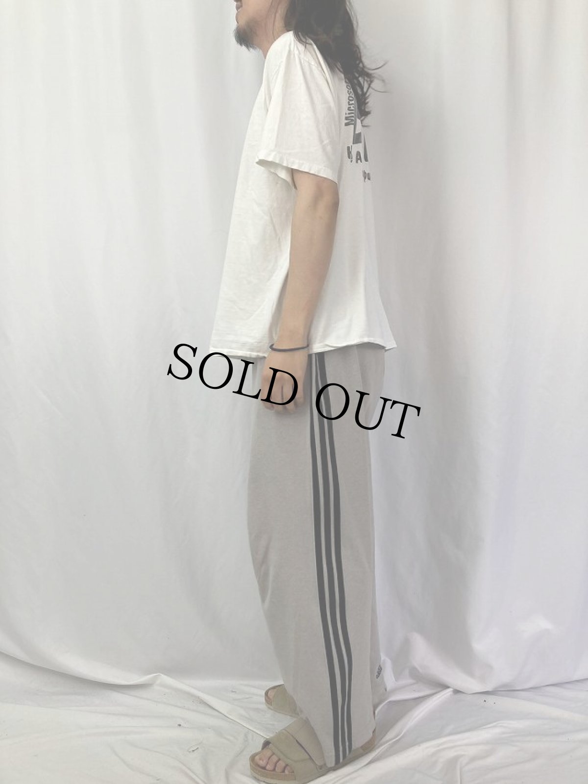 画像4: 90's Microsoft USA製 コンピューター企業 スマイルプリントTシャツ XL (4)