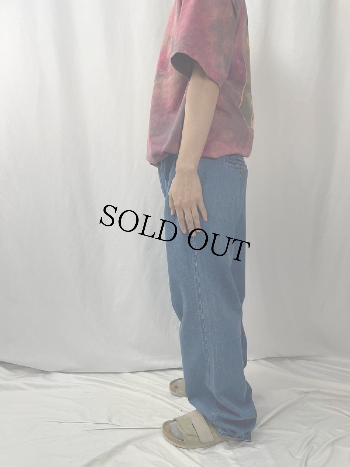 画像3: 90's〜 POLO Ralph Lauren 1タックデニムパンツ W35 (3)