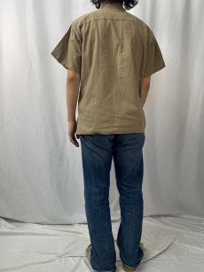 画像4: スタンドカラー デザインキューバシャツ (4)