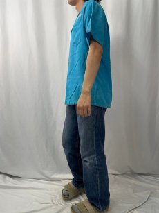 画像4: 60's Malihini "RURAL KOI KINGYO ASS'N" フロッキープリント オープンカラーシャツ (4)