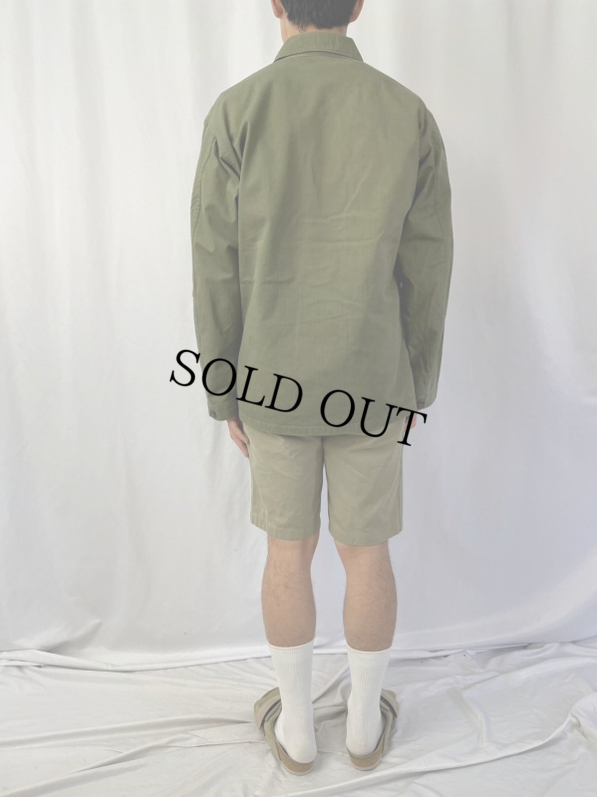 画像4: 40's U.S.ARMY M-43 HBTジャケット 38R (4)