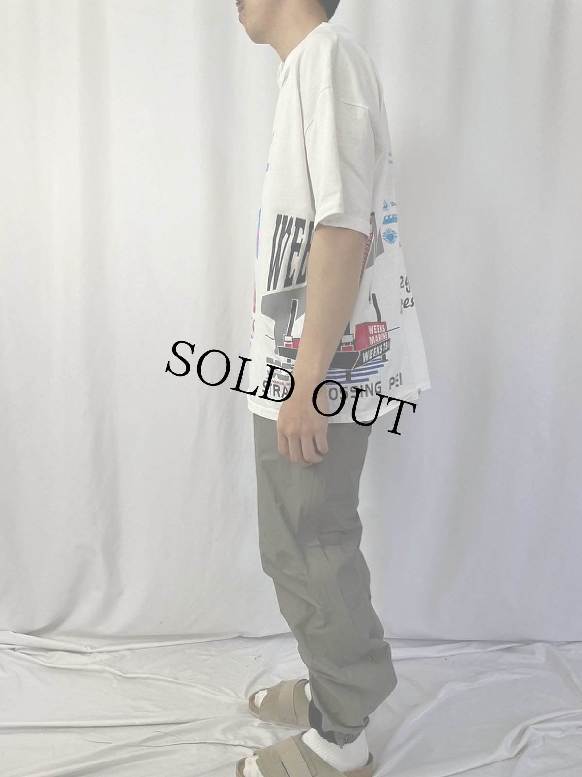 画像4: 90's USA製 試し刷り ロゴプリントTシャツ XL (4)