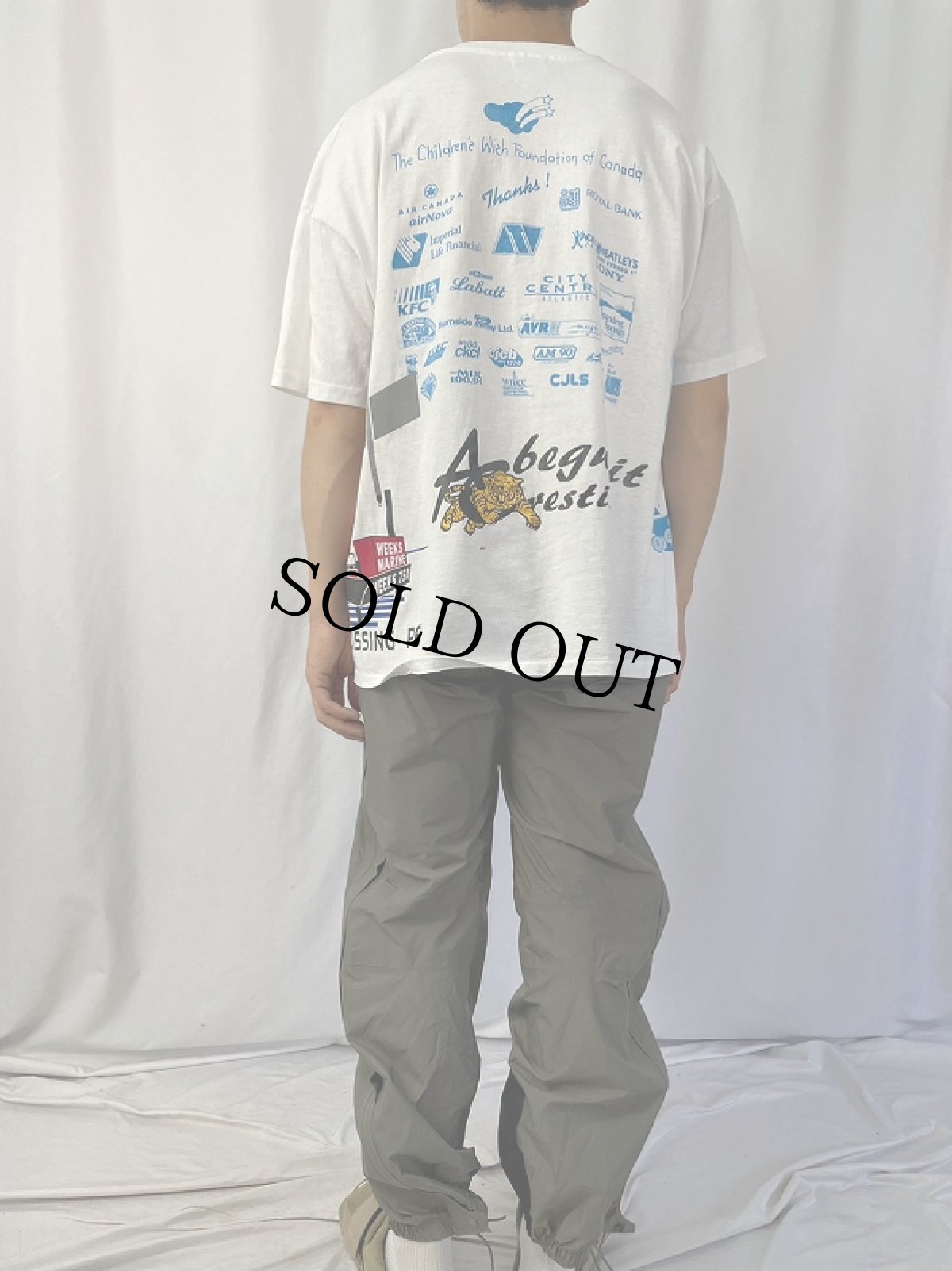 画像5: 90's USA製 試し刷り ロゴプリントTシャツ XL (5)