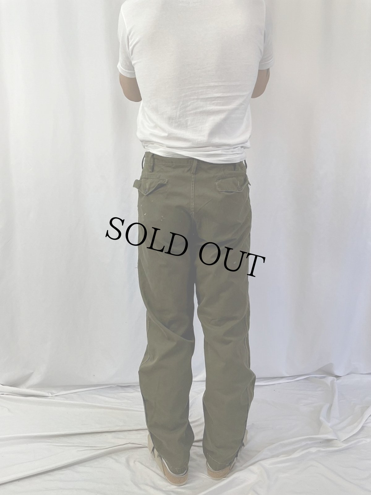 画像4: 70〜80's イタリア軍 パラシュートパンツ W33 (4)