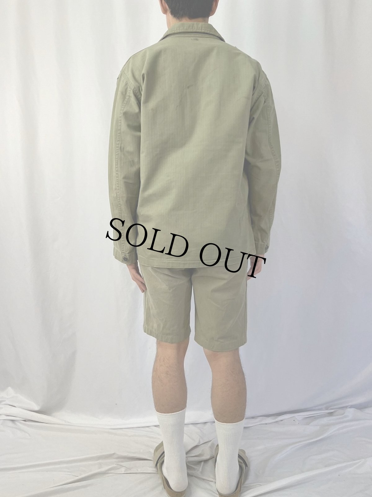 画像4: 40's U.S.ARMY 13スター M-43 HBTジャケット 40R (4)