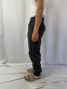 画像3: 90's Levi's 560 USA製 "サルファブラック" ブラックデニムパンツ W32 (3)