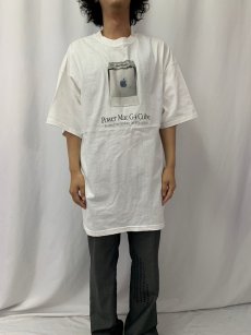 画像2: 00's Apple Power Mac G4 Cube "Think different." プリントTシャツ XXL (2)