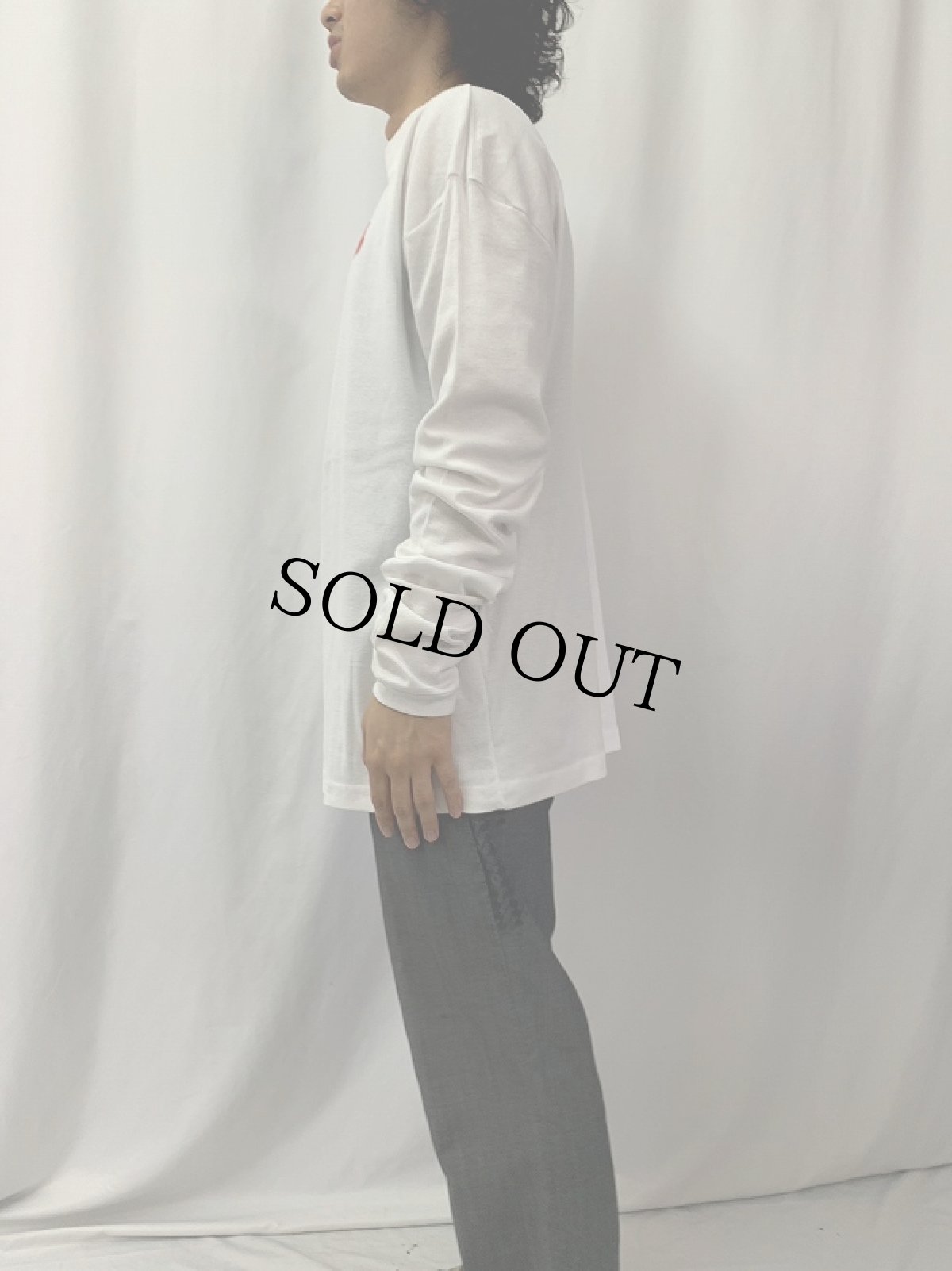 画像4: 【SALE】 2000's Apple USA製 モックネック ロゴロンT XL (4)