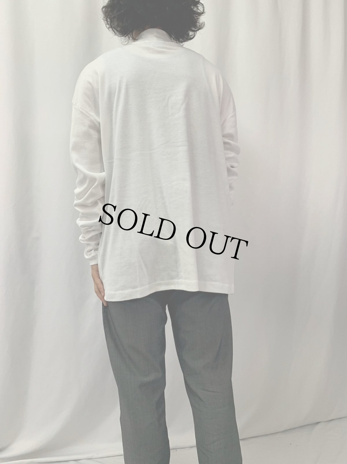 画像5: 【SALE】 2000's Apple USA製 モックネック ロゴロンT XL (5)