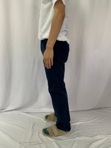 画像3: 90's Levi's 501-0662 USA製 カラーデニムパンツ 後染め NAVY W31 (3)