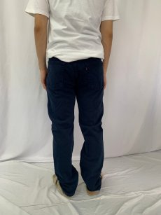 画像4: 90's Levi's 501-0662 USA製 カラーデニムパンツ 後染め NAVY W31 (4)