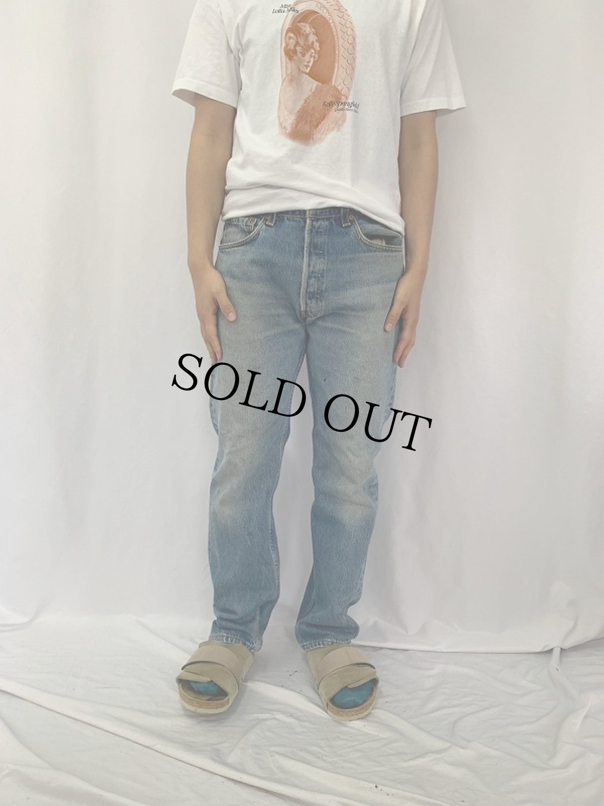 画像2: 90's Levi's 501 USA製 デニムパンツ W32 (2)