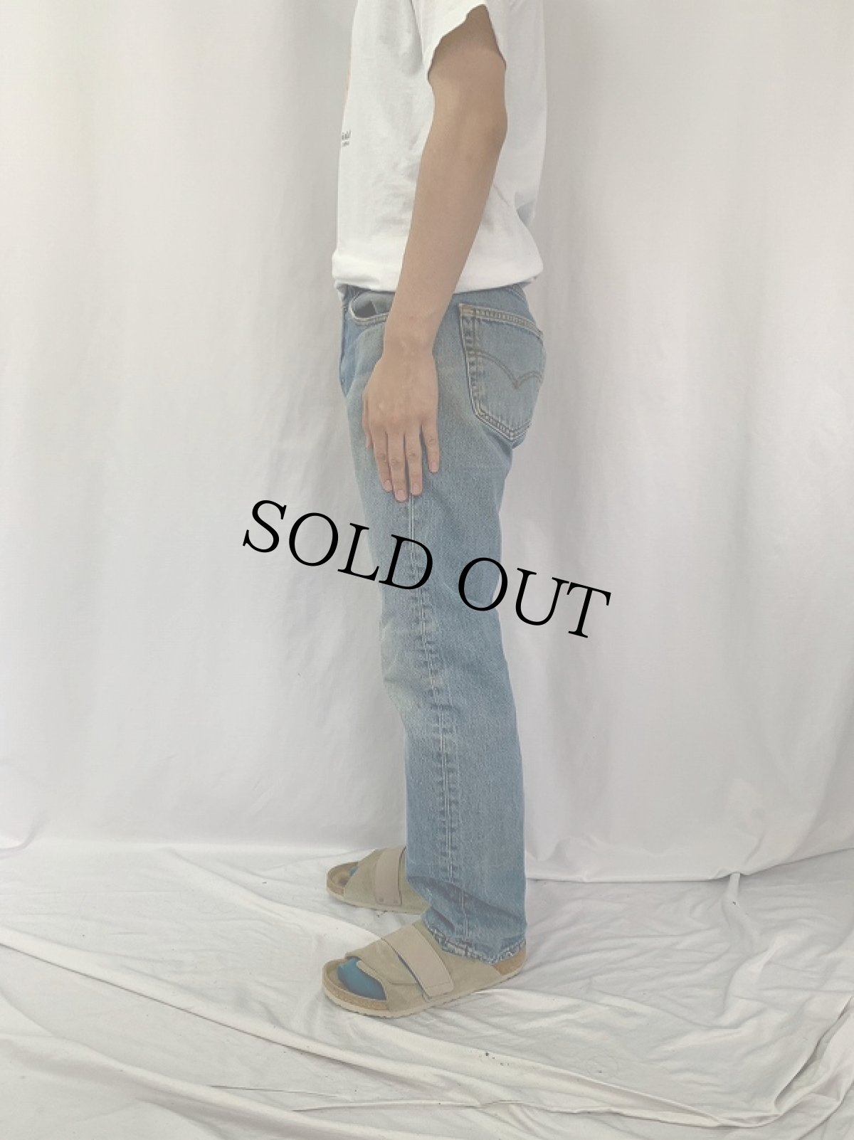 画像3: 90's Levi's 501 USA製 デニムパンツ W32 (3)