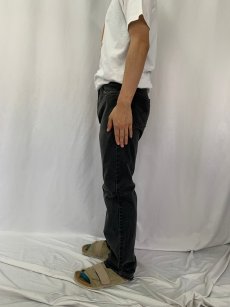 画像3: 90's Levi's 505 USA製 "サルファブラック" デニムパンツ W28 (3)