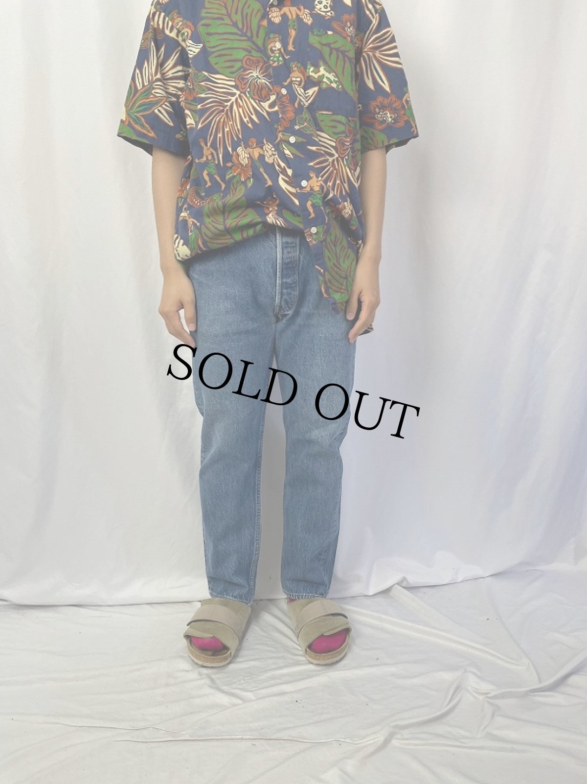 画像2: 90's Levi's 501 USA製 デニムパンツ W31 (2)