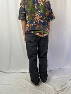 画像4: 90's Levi's 501 USA製 "サルファブラック" ブラックデニムパンツ W35 (4)