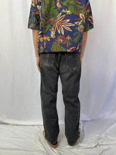 画像4: 90's Levi's 505 USA製 ブラックデニムパンツ W38 (4)