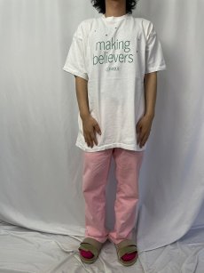 画像5: 【SALE】 90's CLINIQUE USA製 "making believers" スキンケアメーカー プリントTシャツ XL (5)