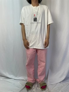 画像2: 【SALE】 OLAY "OIL of OLAY" スキンケアブランド プリントTシャツ XL (2)
