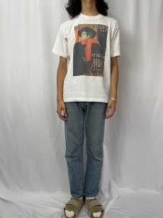 画像2: 90's Henri de Toulouse-Lautrec USA製 "Ambassadeurs" アートプリントTシャツ L (2)