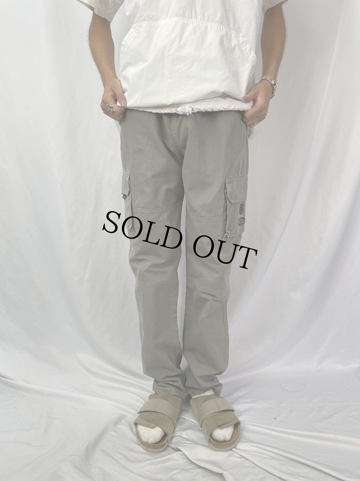 画像2: ddp コットンイージーカーゴパンツ M (2)