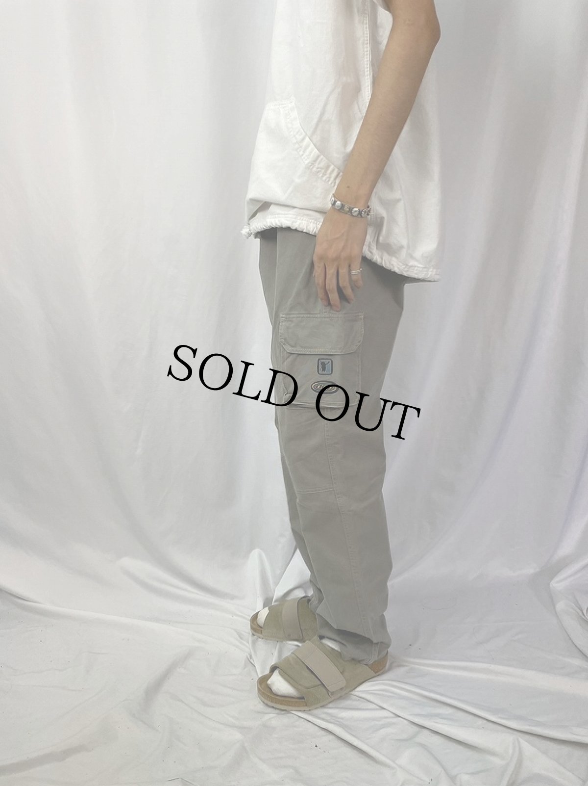 画像3: ddp コットンイージーカーゴパンツ M (3)