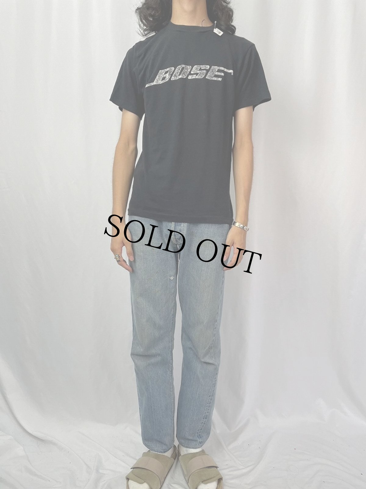 画像2: 80's BOSE USA製 音響機器メーカー ロゴプリントTシャツ L (2)