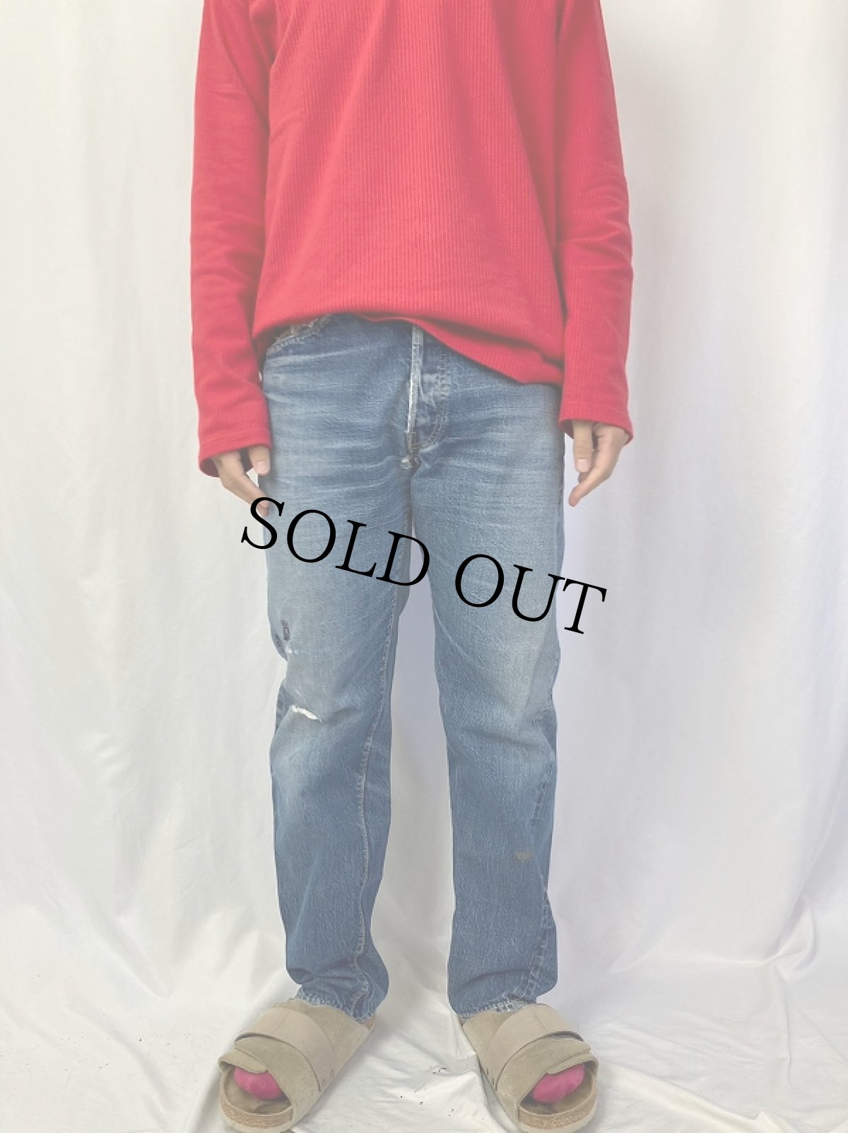 画像2: 60's LEVI'S 501 TYPE デニムパンツ W32 (2)