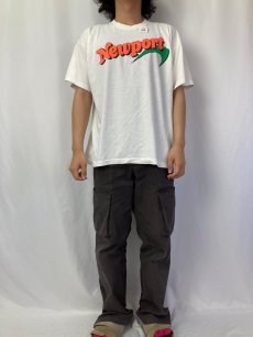 画像2: 80〜90's Newport ロゴプリントTシャツ XL (2)