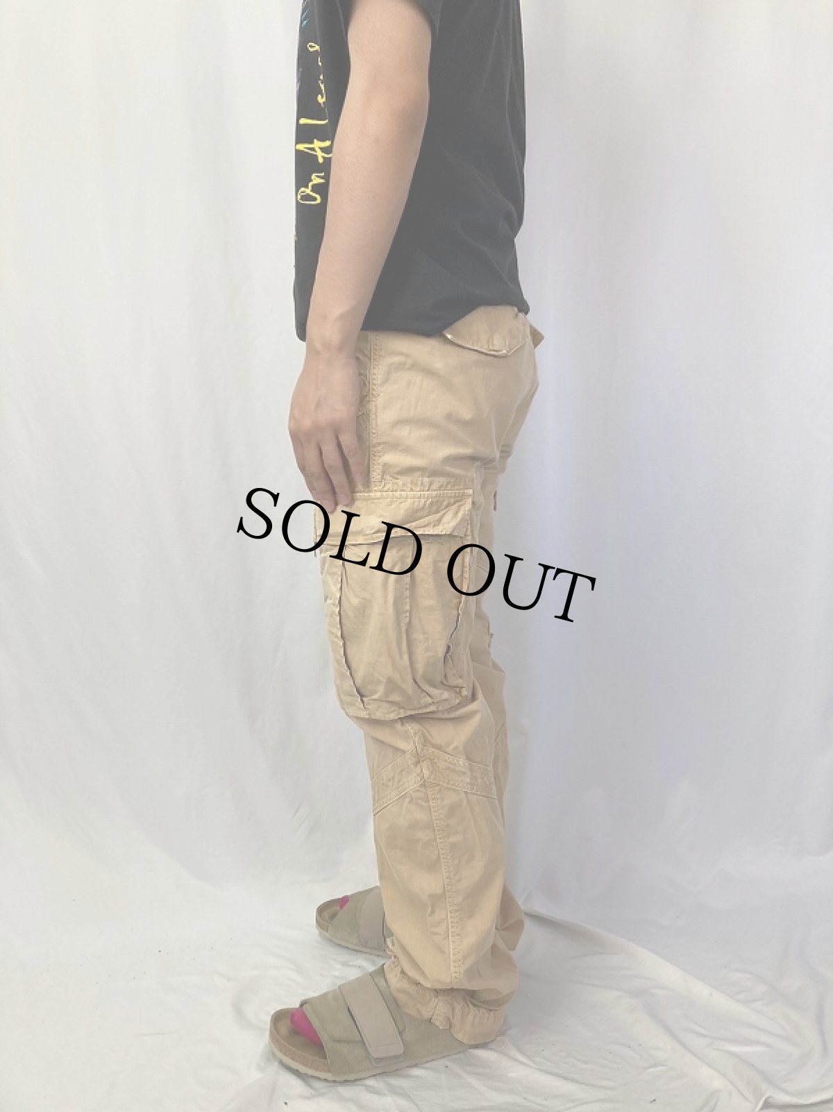 画像3: POLO Ralph Lauren ミリタリータイプ カーゴパンツ W33 (3)