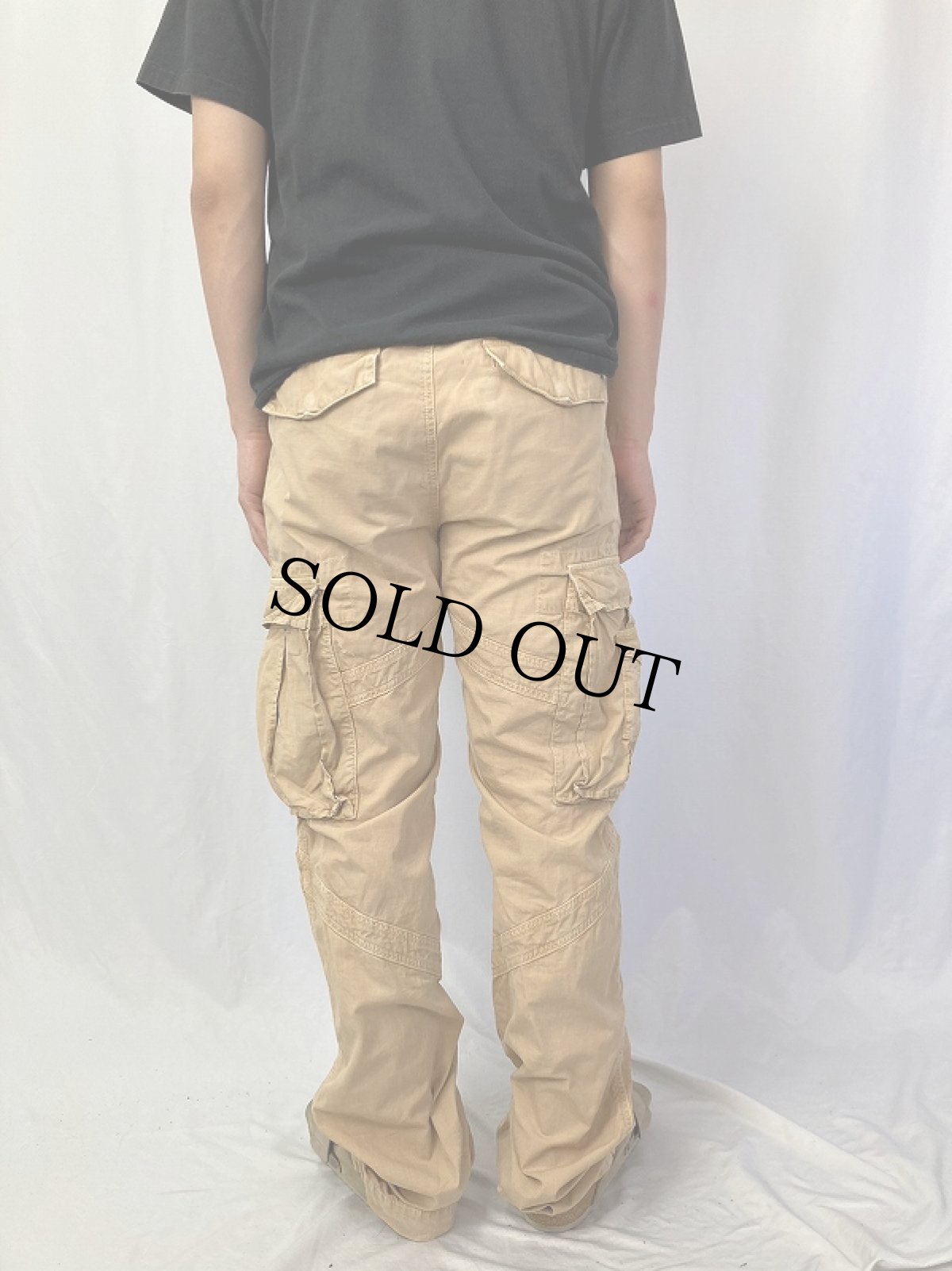 画像4: POLO Ralph Lauren ミリタリータイプ カーゴパンツ W33 (4)