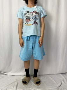 画像3: 70〜80's ブート "MICKEY MOUSE & MINNIE MOUSE" キャラクタープリントTシャツ (3)