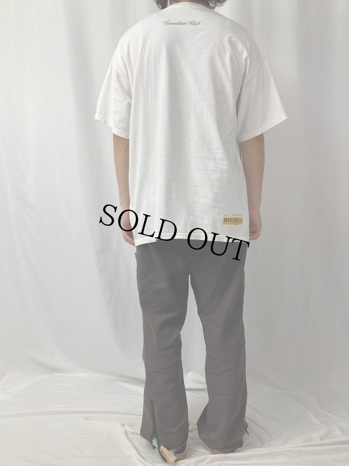 画像4: CANADIAN CLUB "MOVEMBER" ウイスキーメーカープリントTシャツ　 (4)