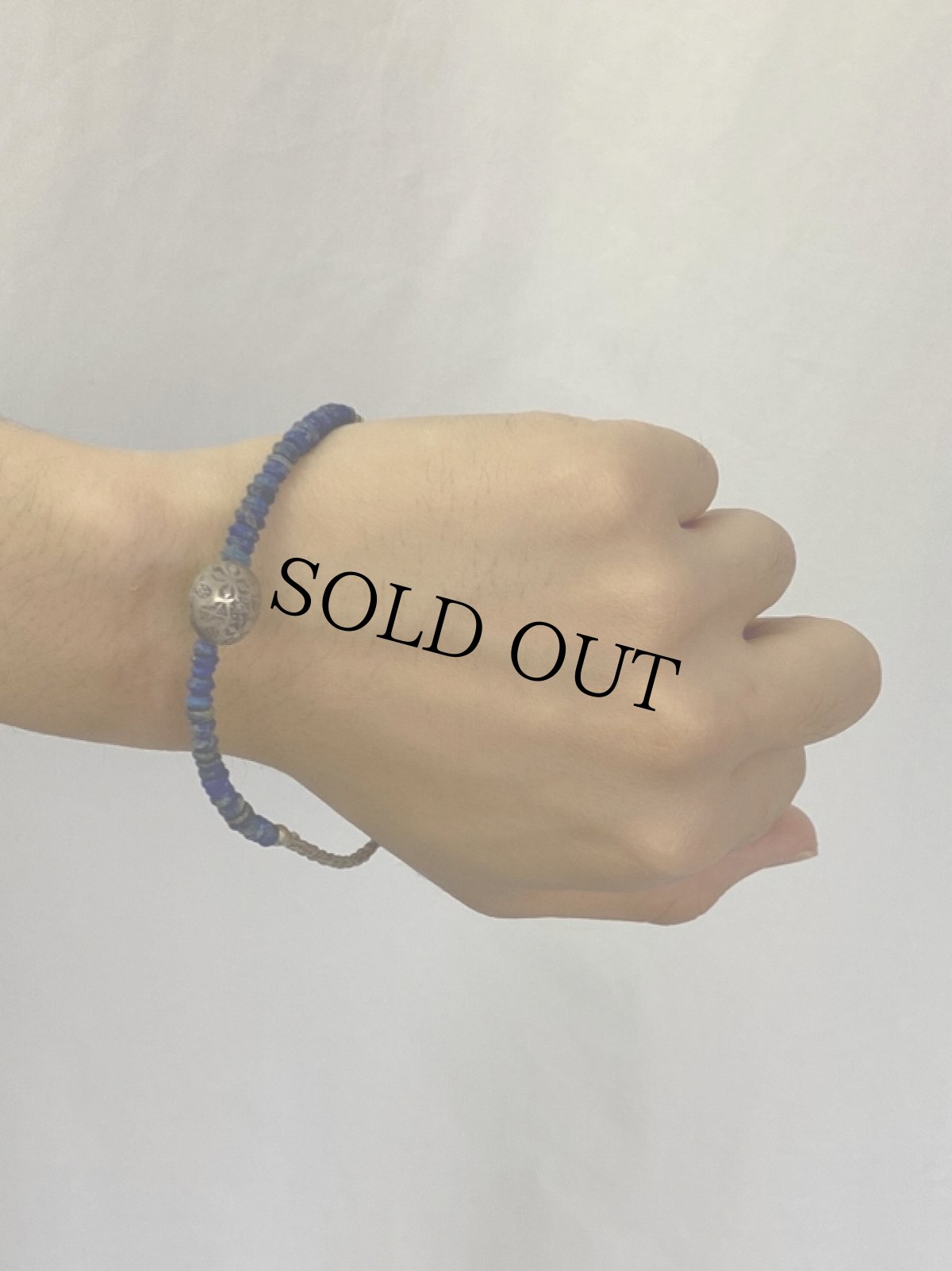 画像2: RORAN "Lapis × Old Silver" ブレスレット (2)