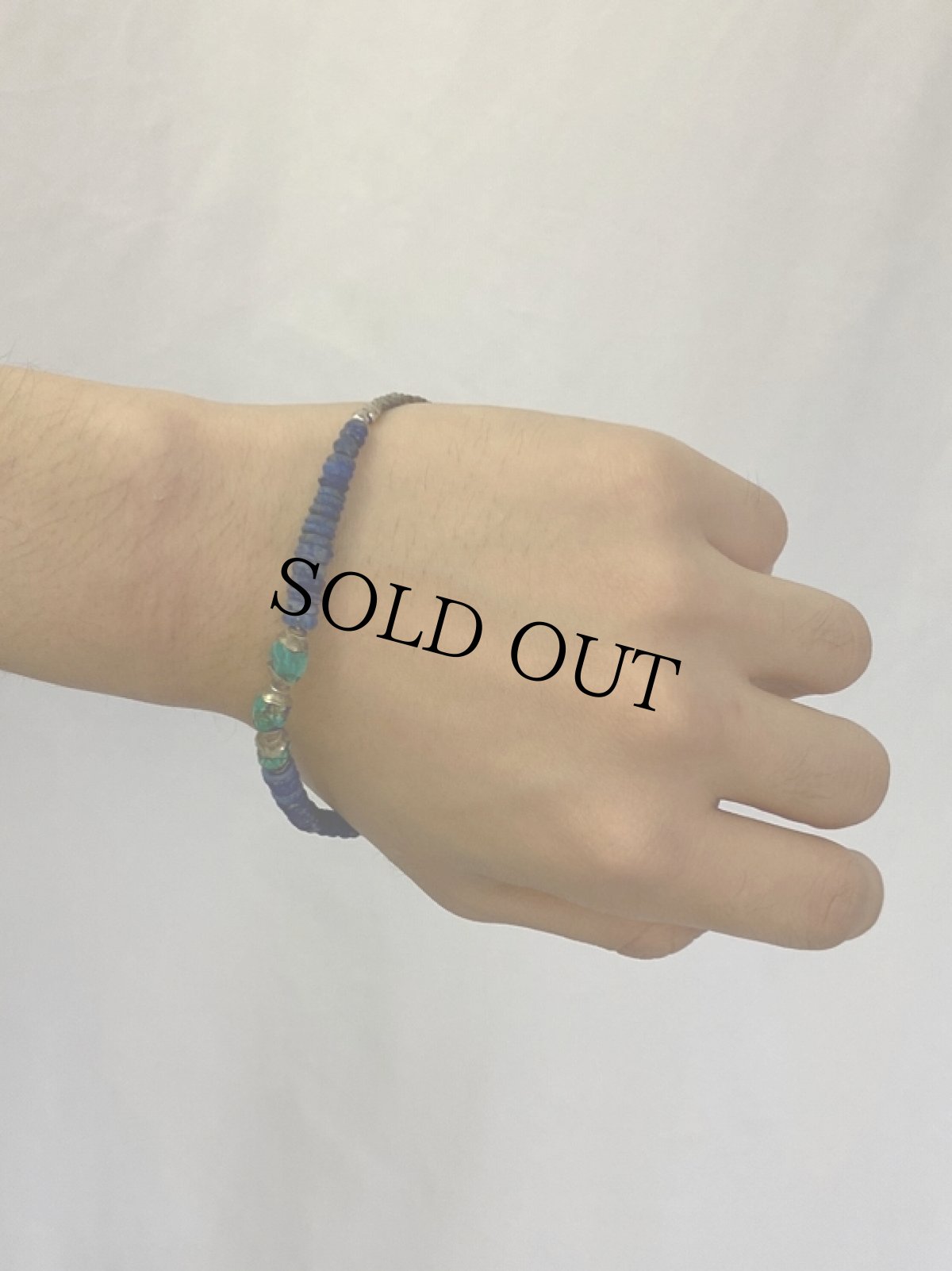 画像2: RORAN "Lapis × Old Turquoise" ブレスレット (2)