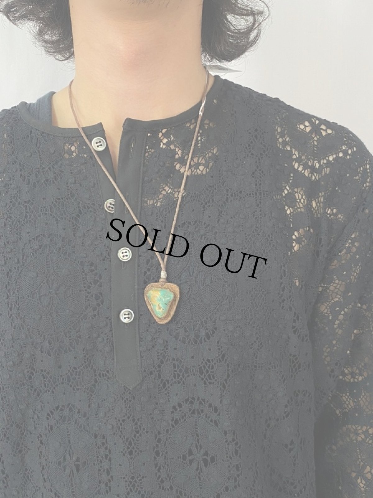 画像2: RORAN "Old Turquoise × Silver" ネックレス (2)