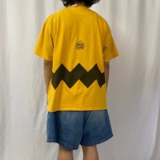 画像4: 90's BALZOUT USA製 "Charlie Brown" プリントTシャツ XL (4)