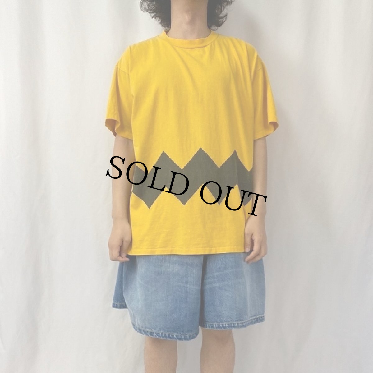 画像2: 90's BALZOUT USA製 "Charlie Brown" プリントTシャツ XL (2)