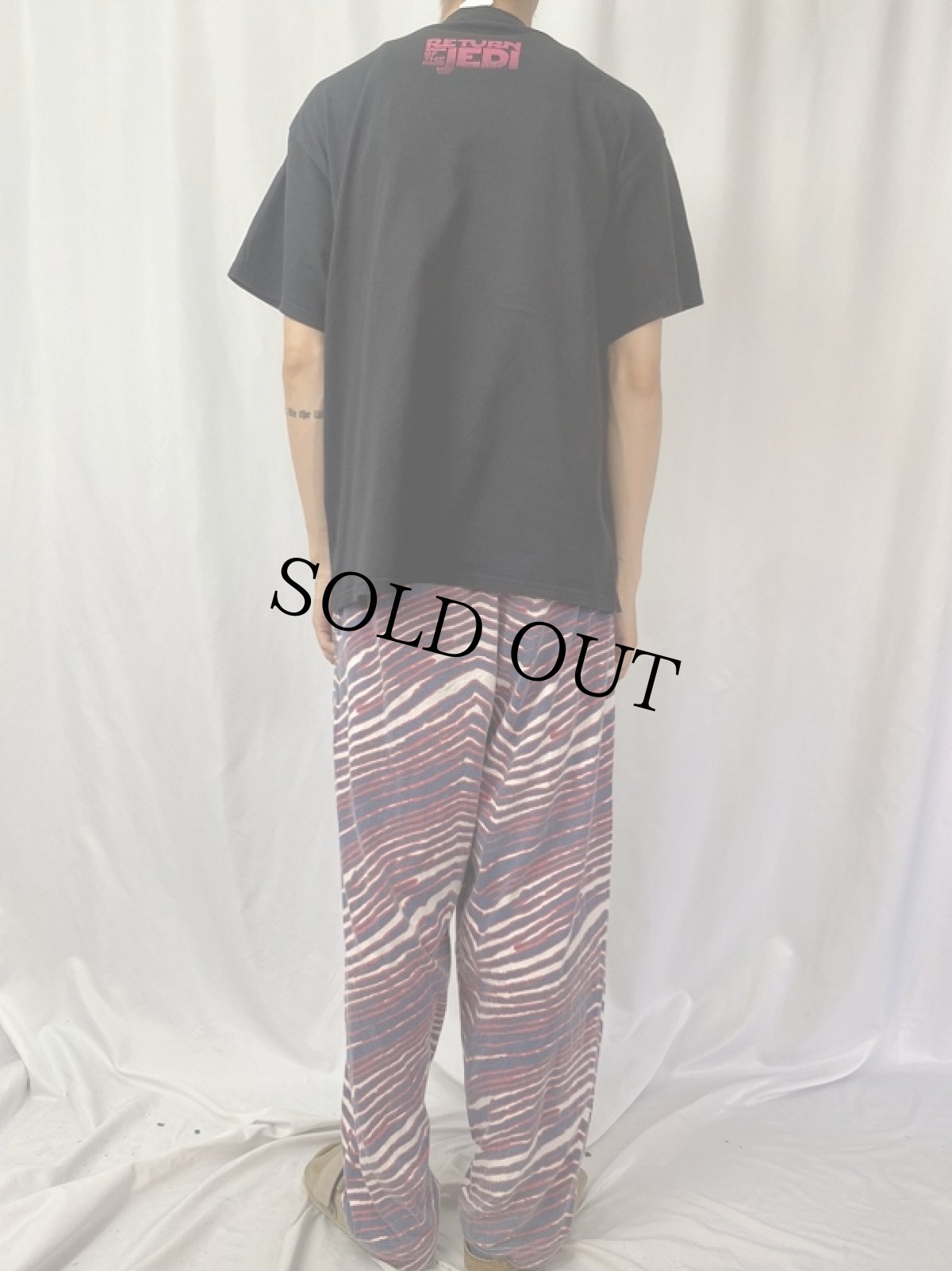 画像4: STAR WARS RETURN OF THE JEDI "Yoda" 映画プリントTシャツ XL (4)