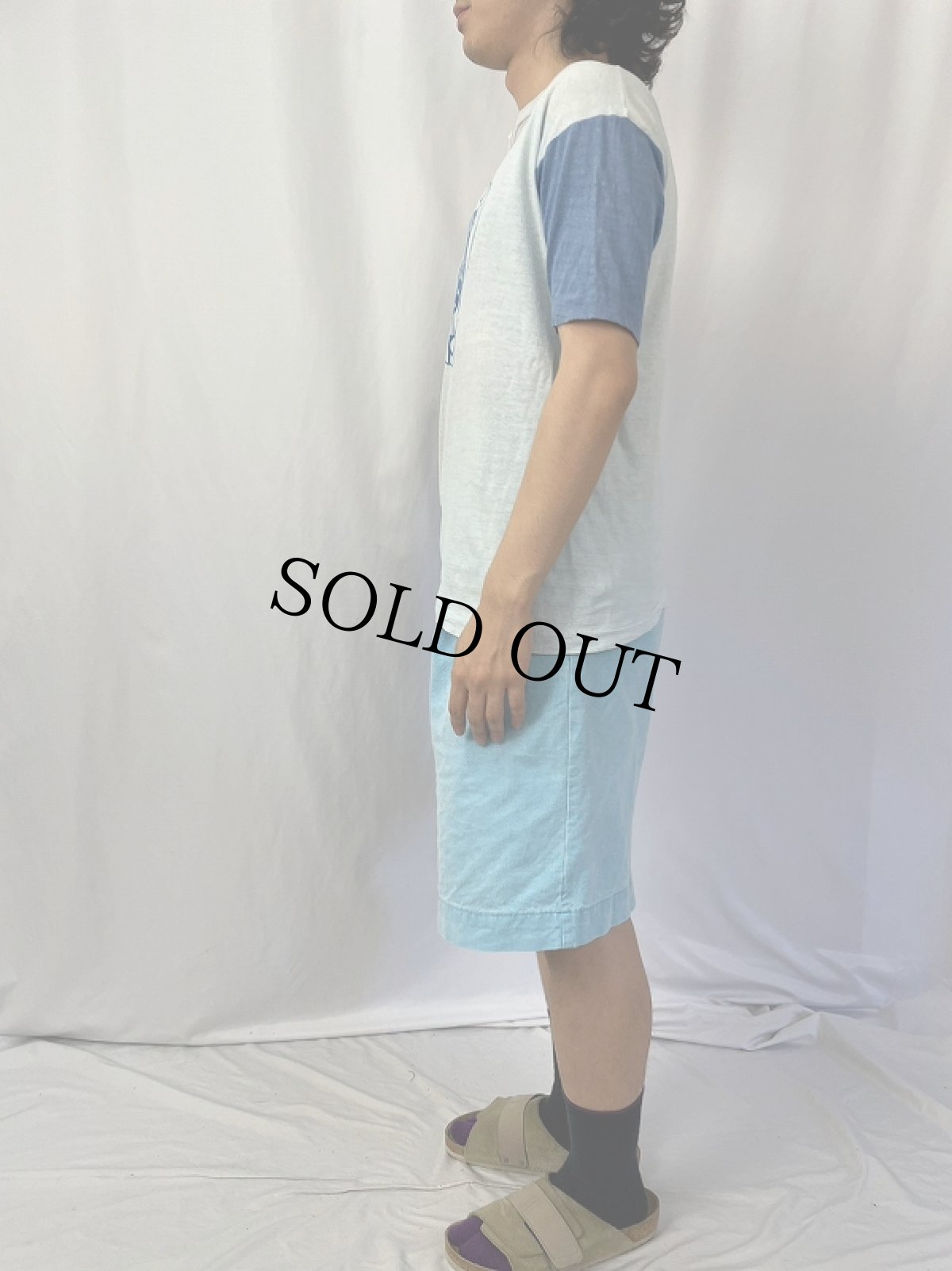 画像3: 70's ELVIS 染み込みプリント ロックシンガーTシャツ (3)