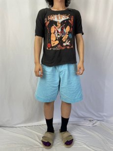 画像2: 70's Jimi Hendrix ロックミュージシャン プリントTシャツ (2)