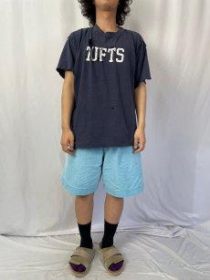 画像2: MV SPORT "TUFTS" プリントTシャツ NAVY XL (2)