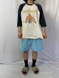 画像2: KID ROCK "NORTH OF DETROIT, WAY SOUTH OF HEAVEN" ロックミュージシャンラグランTシャツ (2)