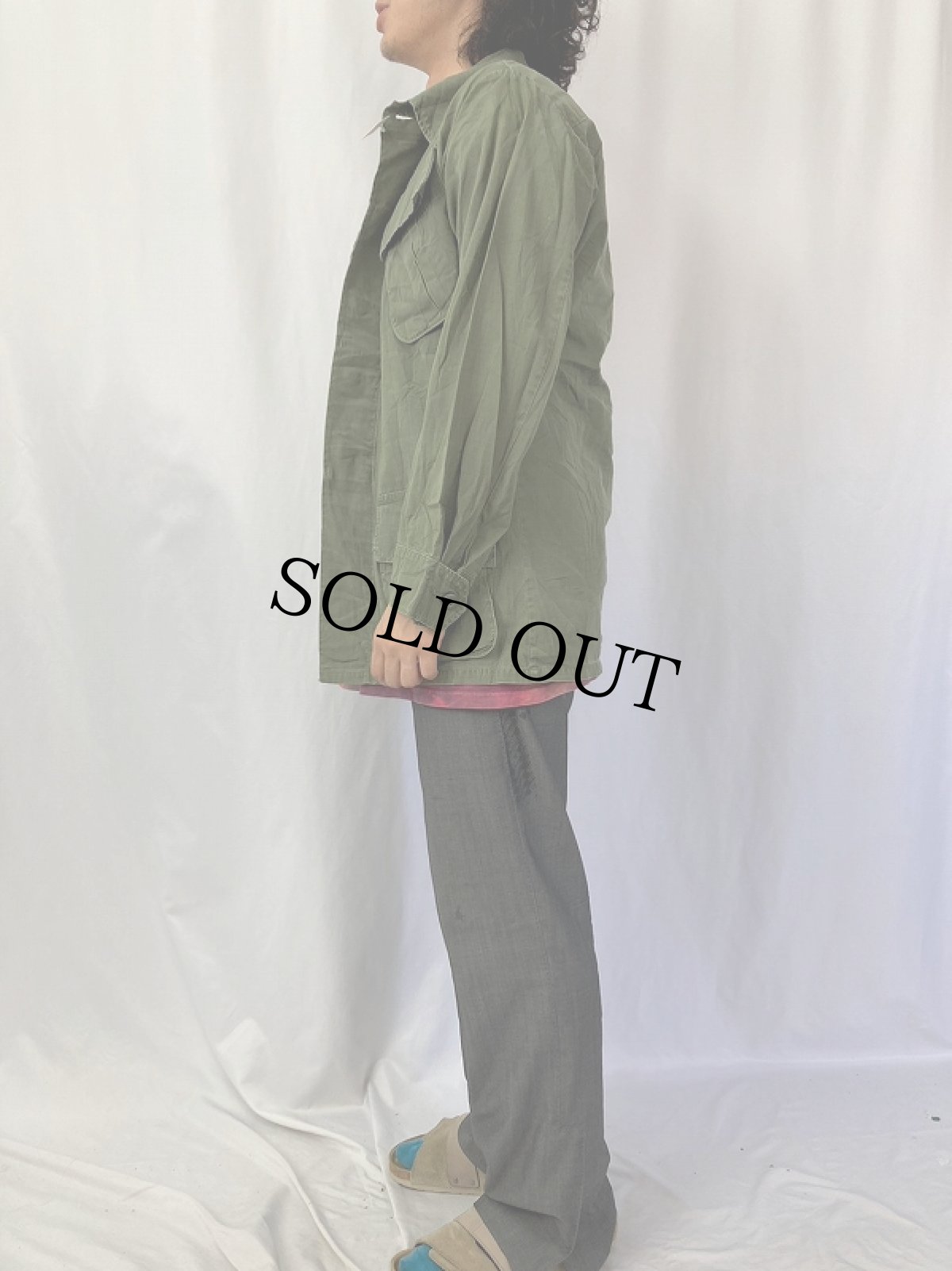 画像3: 60〜70's U.S.ARMY ジャングルファティーグジャケット 5th (3)